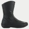 A black motorcycle boot is shown against a white background. Podgląd zdjęcia produktu