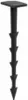 A black landscape fabric staple or ground stake with a flat head and a barbed shaft. Náhľad obrázku produktu