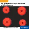 Exquisit EHE 156-2.1 U-Set Einbau-Herd Glaskeramikkochfeld Produktbild-Vorschau 7
