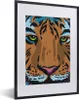 MuchoWow® MuchoWow® Gerahmtes Poster Tiger - Farbe - Augen Produktbild-Vorschau 1