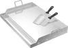 TWOLIIN Edelstahl Grillplatte 51 x 32 x 7 cm BBQ Plancha Produktbild-Vorschau 1
