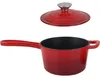 Gusseisen Stielkasserolle mit Deckel Rot, Ø 17cm, 1,6 Liter Produktbild-Vorschau 7
