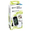 A product box for a wireless thermometer, featuring an image of the thermometer and a woman bundled in winter clothing. Podgląd zdjęcia produktu