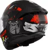 LS2 FF808 Stream II casque intégral noir rouge mat angry Voir les images du produit 18
