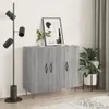 The Living Store Sideboard Grau Sonoma 90x34x80 cm Produktbild-Vorschau 1