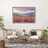 Gerahmtes Poster - Schwarzer Rahmen - Feld Frau Landschaft Produktbild-Vorschau 6