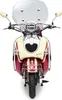 Motorroller 50 ccm Burnout EasyCruiser Artemis Rot Beige Produktbild-Vorschau 4