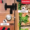 KOTARBAU® Garážová závora Garážová závora 150 mm Práškově Náhled obrázku produktu 4