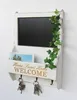 DanDiBo organizer da parete vintage in legno con ripiano Anteprima dell’immagine prodotto 4