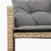 The Living Store Gartensofa in L-Form mit Tisch und Kissen Produktbild-Vorschau 8
