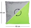 JACK 2er Set Wende Outdoor Kissenhülle Kissenbezug 2-farbig Produktbild-Vorschau 3