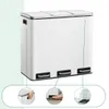 Mülltrennsystem SORT 54 l (3x18 l) + Müllbeutel, weiß Produktbild-Vorschau 4