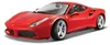 Model samochodu Ferrari 488 GTB Red 1:18 BBURAGO Anteprima dell’immagine prodotto 1