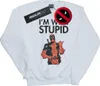 Marvel - "I'm With Stupid" Sweatshirt für Herren BI21369 Produktbild-Vorschau 1