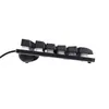 Side view of a black keyboard. Produktbild-Vorschau