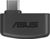A black ASUS USB-C adapter with the ASUS logo embossed on it. Podgląd zdjęcia produktu
