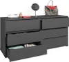 Cassettiera per camera da letto Vicco Ruben Antracite 48 x Anteprima dell’immagine prodotto 8