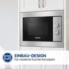 Heinner HMW-MDBI20MIX, Integriert, Grill-Mikrowelle, 20 l, Produktbild-Vorschau 2