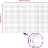 vidaXL Eurozaun 1,2 x 10 m PVC-beschichtetes Eisen Grün Produktbild-Vorschau 8