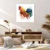 Bild auf Leinwand - Leinwandbild - Hahn Ilustration Tier Produktbild-Vorschau 7
