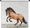 MuchoWow® Wandteppich Wandbehang Pferd - Tiere - Weiß - Produktbild-Vorschau 1