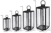 SEVICO Laterne Gartenlaterne 4tlg. Windlicht Laterne Produktbild-Vorschau 4