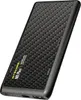 A black Nitecore power bank with a carbon fiber texture. Produktbild-Vorschau