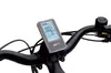 A close-up view of an electric bicycle's handlebars, focusing on the digital display and bell. Produktbild-Vorschau