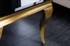Eleganter Couchtisch MODERN BAROCK 100cm schwarz Opalglas Produktbild-Vorschau 10