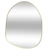 Specchio "romantico" in legno, h 39 cm, color oro  - Anteprima dell’immagine prodotto 1