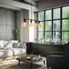 B.K.Licht Pendelleuchte Retro Vintage Schwarz 4-flammig Produktbild-Vorschau 2