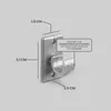 Ersatzträger Set Silber 2,5 cm 4er Pack – Kunststoff Träger Produktbild-Vorschau 3