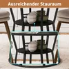 JEDNODUCHÝ Okrúhly jedálenský stôl, priemer 120 cm, pre 4-6 Náhľad obrázku produktu 5