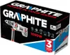 The image shows the packaging of a Graphite brand power drill. Produktbild-Vorschau