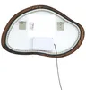 BELIANI LED Wandspiegel Dunkelbraun Glas Asymmetrisch 60x93 Produktbild-Vorschau 6