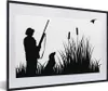 MuchoWow® Gerahmtes Poster Eine Illustration der Jagd auf Produktbild-Vorschau 1