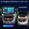 Autoradio da 10,1 pollici per Peugeot 107, Citroen C1, Anteprima dell’immagine prodotto 3