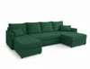 AX LIVING Ecksofas groß Dolceo 287 Sofa dunkelgrün mit Produktbild-Vorschau 2