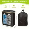 160L Deposito di bottiglie con coperchio, include 2 tasche Anteprima dell’immagine prodotto 2