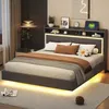 Merax Polsterbett 160x200cm mit USB-Steckdose und LED,  Produktbild-Vorschau 3