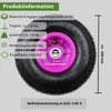 2x Sackkarrenrad Luftrad 260x85 mm 3.00-4 60 mm versetze Produktbild-Vorschau 4