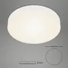Briloner LED Deckenleuchte Flame weiß Ø28,7cm 21W 2200lm Produktbild-Vorschau 7