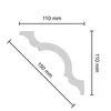 Decosa Zierprofil A110 (Selina), 110 x 110 mm, 2 m - 01 Produktbild-Vorschau 3