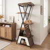 Tiragraffi COSTWAY, tiragraffi per gatti da 185 cm con 4 Anteprima dell’immagine prodotto 1