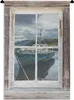 MuchoWow® Wandteppich Wandbehang Transparent - Boot - Holz Produktbild-Vorschau 1