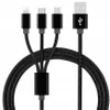 Kabel K Telefonu 3V1 Micro Usb Usb-C Lightning 120Cm Náhled obrázku produktu 2