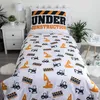 Jerry Fabrics Povlečení svítící ve tmě 140x200 bagr žlutá Náhled obrázku produktu 3