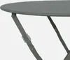 Close-up of a folding bistro table leg and edge. Anteprima dell’immagine prodotto
