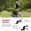 COSTWAY 2 in 1 Sedia a rotelle e deambulatore pieghevole e Anteprima dell’immagine prodotto 5