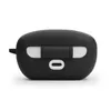A black silicone case for wireless earbuds is shown against a white background. Náhled obrázku produktu